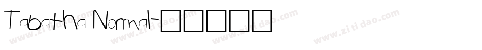 Tabatha Normal字体转换